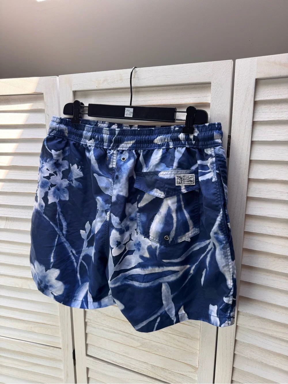 Polo Ralph Lauren Men’s Swim Shorts Blue Floral Print Size L